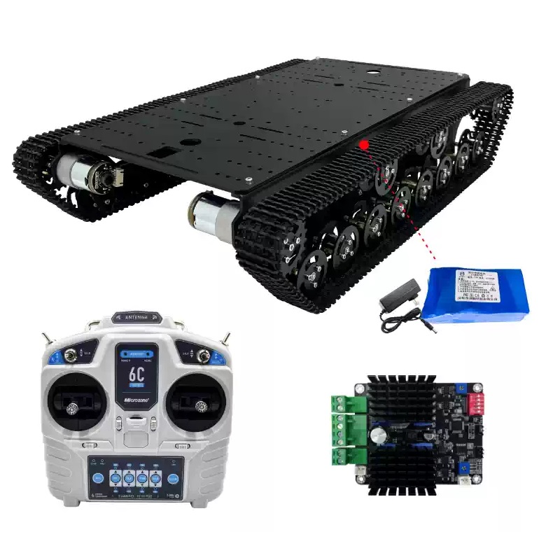 4WD lánctalpas és Mecanum Wheel Robot alvázkészlet