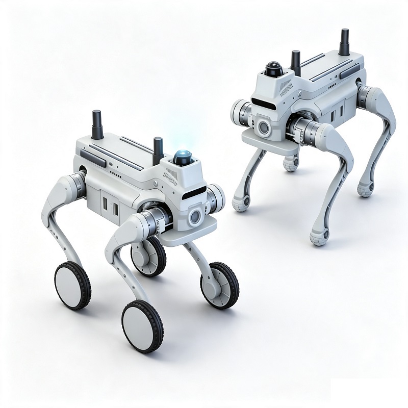 Ipari négylábú robot ellenőrzéshez és kutatáshoz