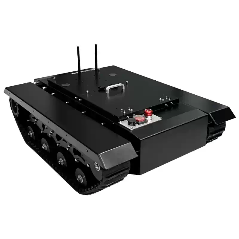 Ipari gumi lánctalpas robot alváz minden terep