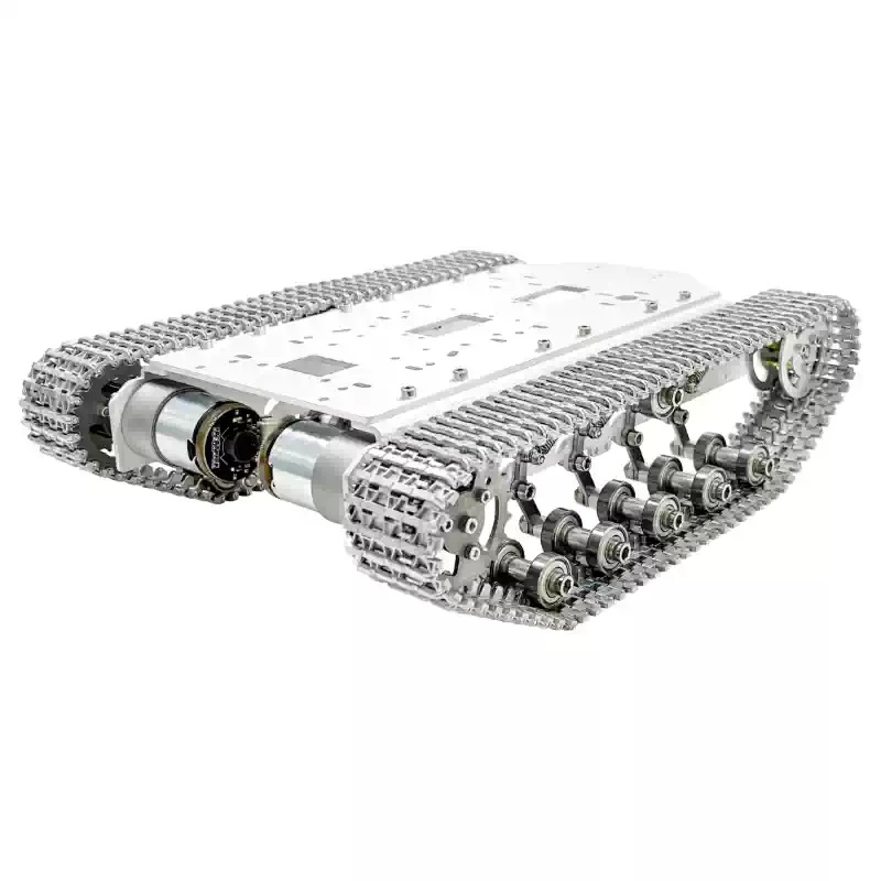 Fém lengéscsillapító lánctalpas robot alváz