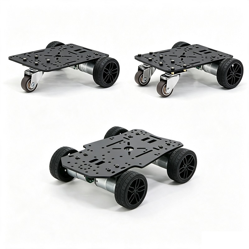 Mini elektromos kerekes robot alváz 4WD