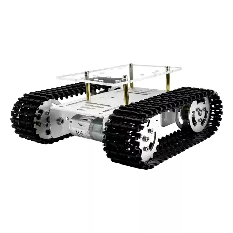 Nyílt forráskódú, lánctalpas robotvázas DIY tankplatform